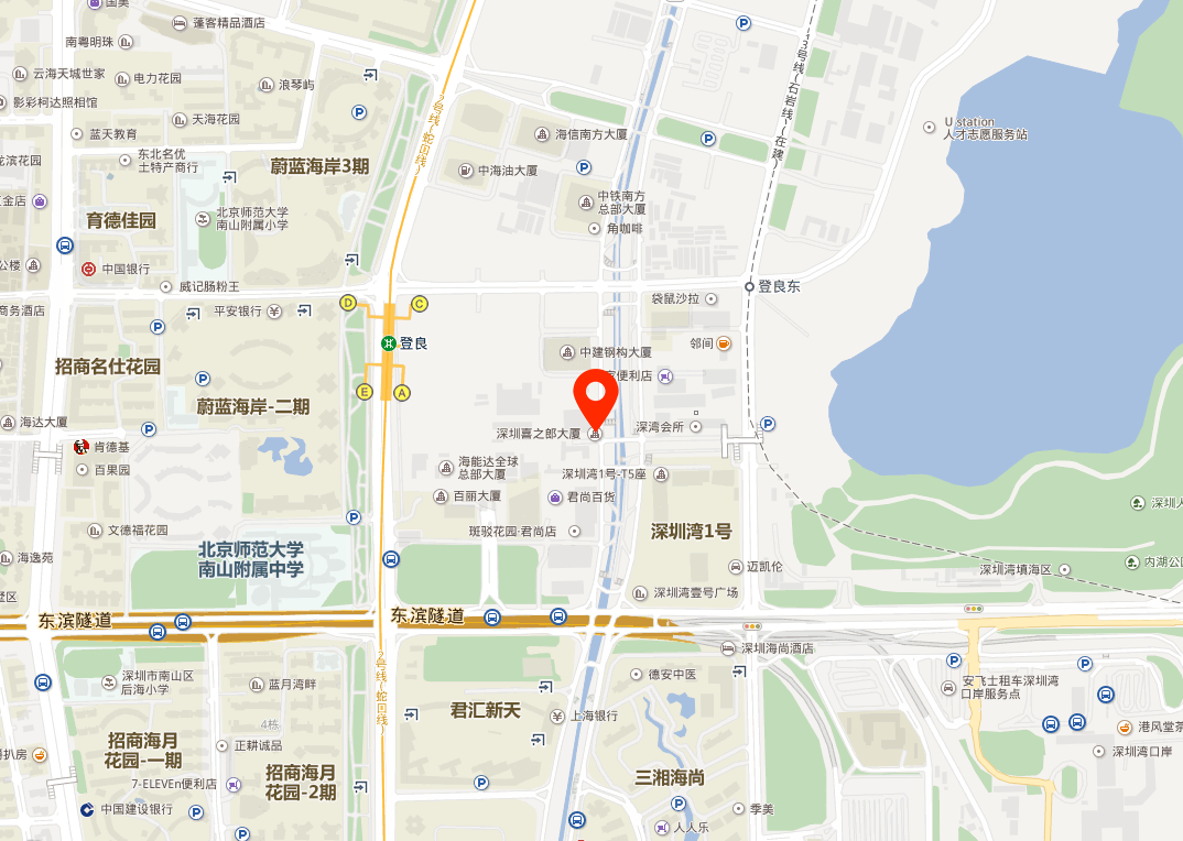 喜之郎大厦（深圳湾·钻石塔）地图位置